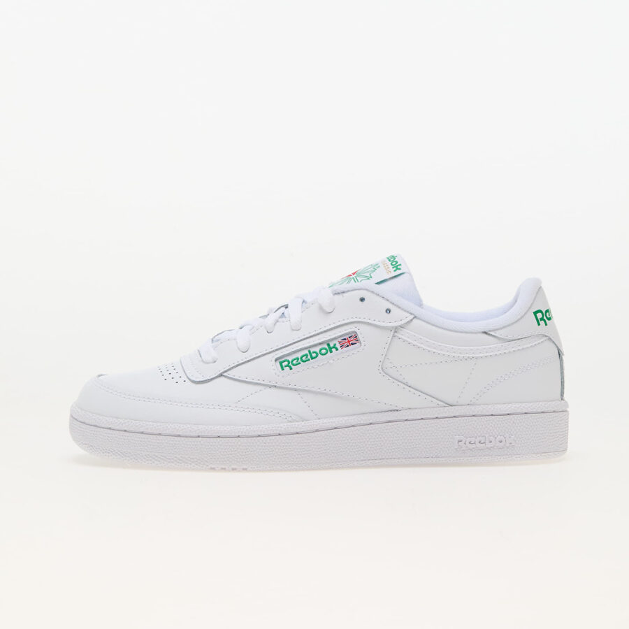 Sneakers Reebok Club C 85 Int-White/ Green EUR 34.5-alacsony-ár