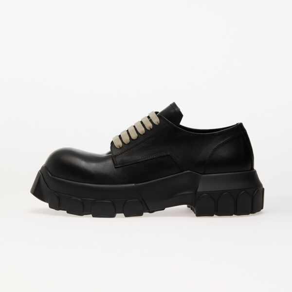 Sneakers Rick Owens Laceup Bozo Tractor Black/ Black EUR 45-alacsony-ár