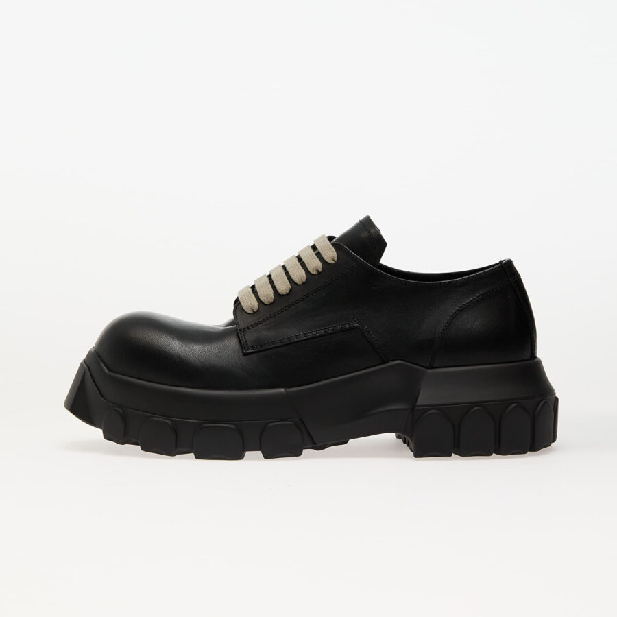 Sneakers Rick Owens Laceup Bozo Tractor Black/ Black EUR 45-alacsony-ár