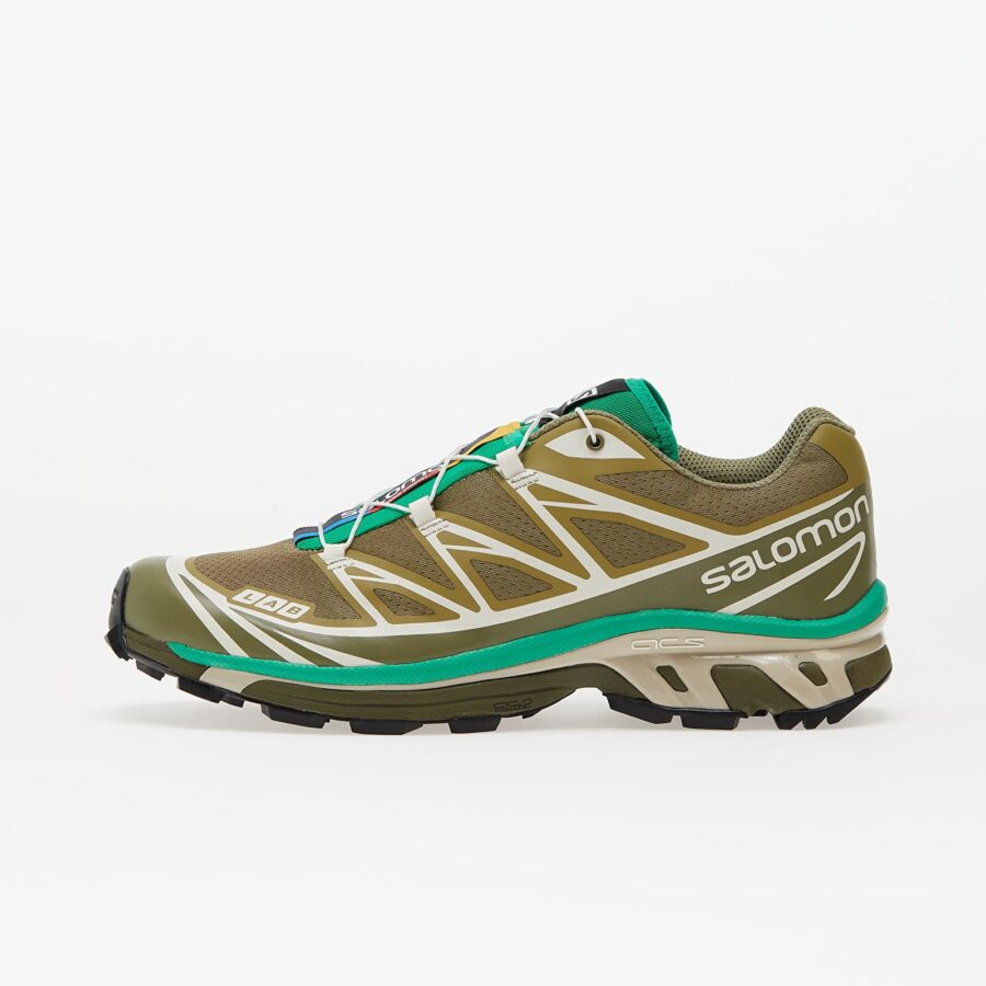 Sneakers Salomon XT-6 Dried Herb/ Deep Lichen Green/ Bright Green EUR 42 2/3-alacsony-ár