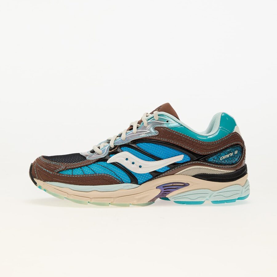 Sneakers Saucony x Footpatrol Progrid Omni 9 Blue/ Brown EUR 42-alacsony-ár