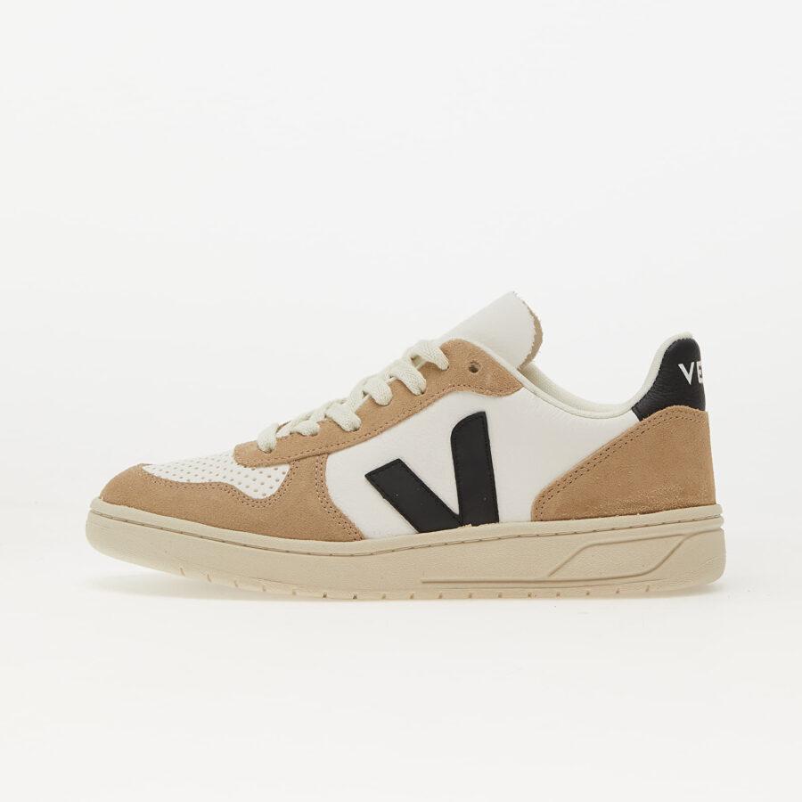 Sneakers Veja V-10 W Extra White/ Black/ Sahara EUR 40-alacsony-ár