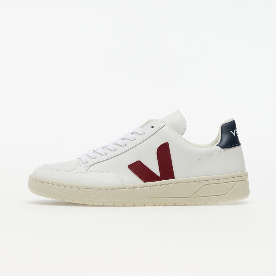 Sneakers Veja V-12 Leather White Marsala Nautico EUR 43-alacsony-ár