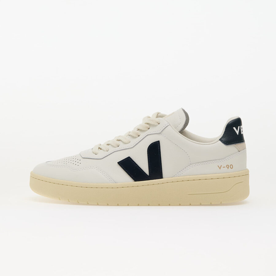 Sneakers Veja V-90 O.T Leather Ex-White Nautico EUR 41-alacsony-ár