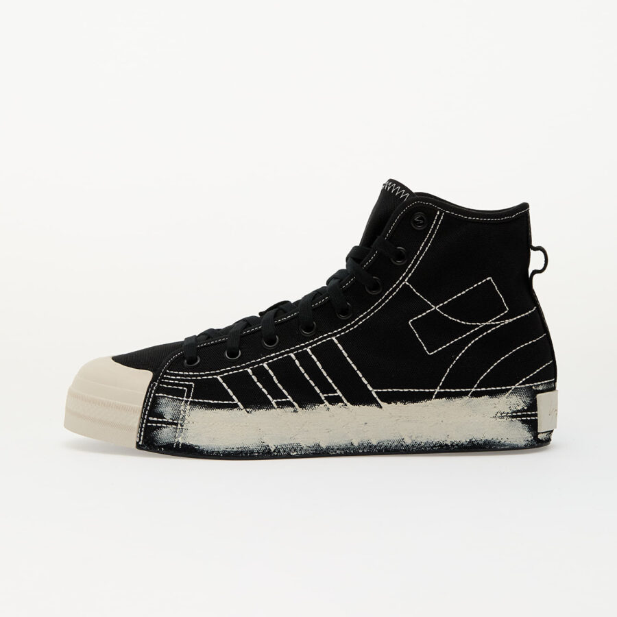 Sneakers Y-3 Nizza Hi Black/ Black/ Talc EUR 36 2/3-alacsony-ár