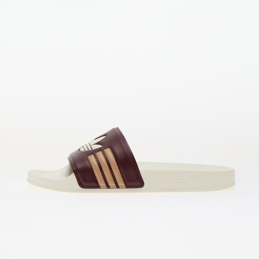 Sneakers adidas Adilette Shadow Red/ Crew White/ Warm Sand EUR 37-alacsony-ár
