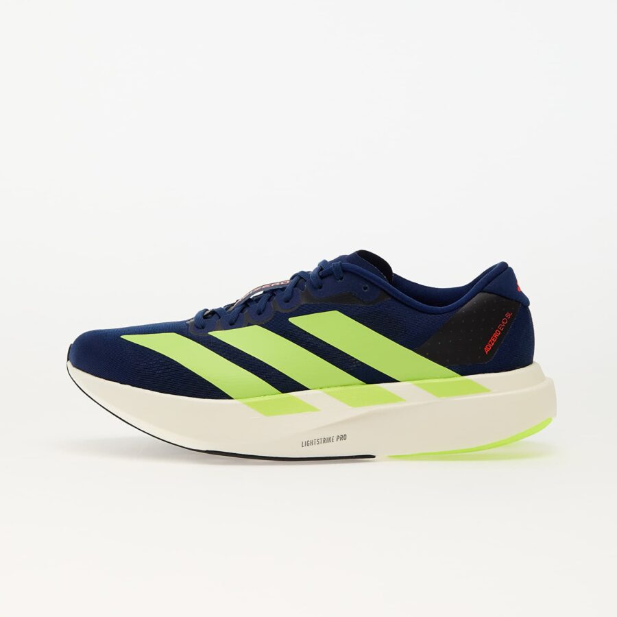 Sneakers adidas Adizero Evo Sl M Dark Blue/ Solar Slime/ Lucid Red EUR 44 2/3-alacsony-ár