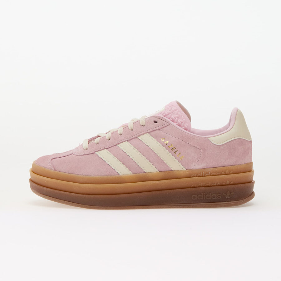 Sneakers adidas Gazelle Bold W Clear Pink/ Crew White/ Gold Metallic EUR 35 1/2-alacsony-ár