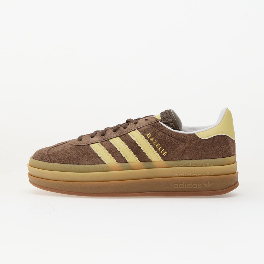 Sneakers adidas Gazelle Bold W Earth Strata/ Power Yellow/ Ftw White EUR 37 1/3-alacsony-ár