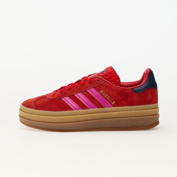Sneakers adidas Gazelle Bold W Red/ Semi Lucid Fuchsia/ Night Indigo EUR 39 1/3-alacsony-ár
