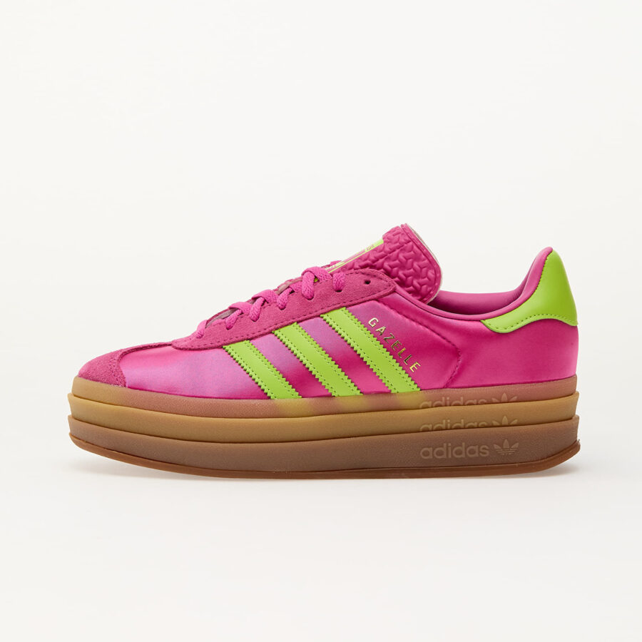Sneakers adidas Gazelle Bold W Selufu/ Solar Slime/ Gold Metallic EUR 36 2/3-alacsony-ár