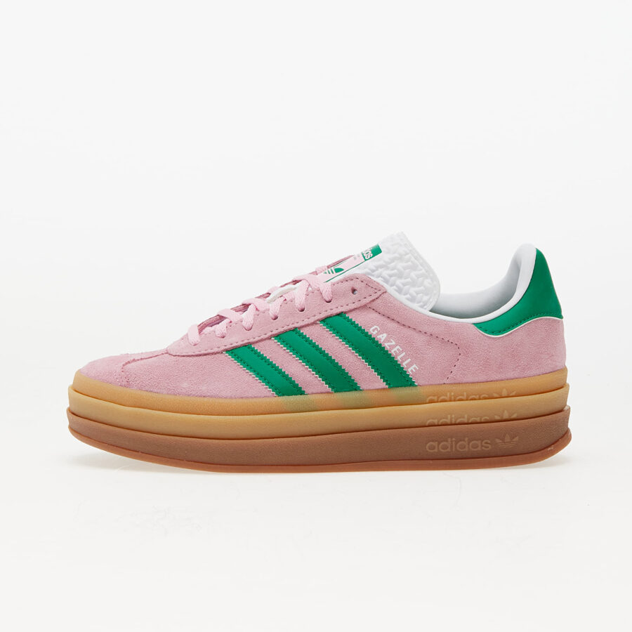 Sneakers adidas Gazelle Bold W True Pink/ Green/ Ftw White EUR 36 2/3-alacsony-ár