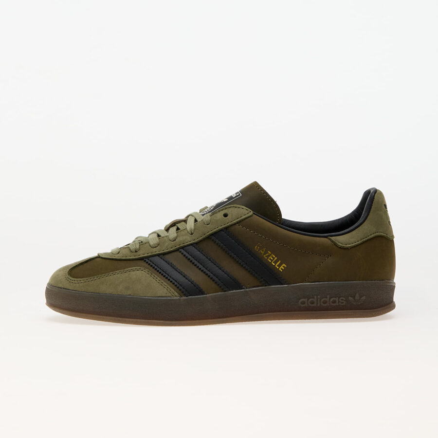 Sneakers adidas Gazelle Indoor Focus Olive/ Core Black/ Gum5 EUR 35 1/3-alacsony-ár