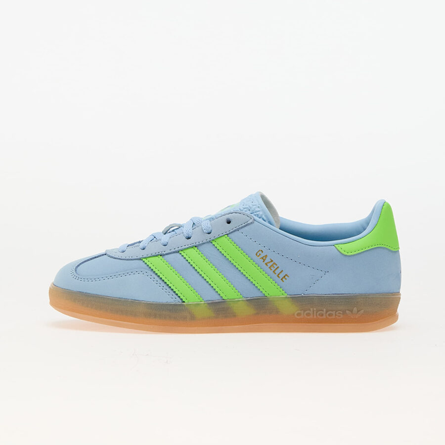 Sneakers adidas Gazelle Indoor W Clear Sky/ Solar Green/ Gum EUR 36 2/3-alacsony-ár