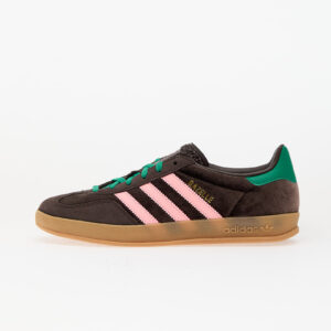 Sneakers adidas Gazelle Indoor W Dark Brown/ Glow Pink/ Court Green EUR 39 1/3-alacsony-ár