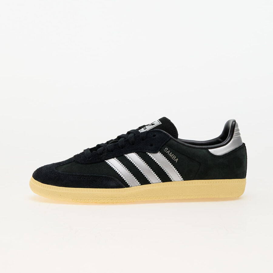 Sneakers adidas Samba Og W Core Black/ Metallic Silver/ Almost Yellow EUR 35 1/2-alacsony-ár