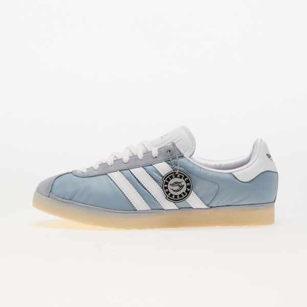 Sneakers adidas x Footpatrol Gazelle Light Grey/ Ftw White/ Easy Yellow EUR 39 1/3-alacsony-ár
