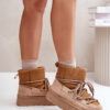 Snow boots with platform bindings brown Mavora