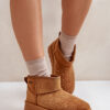 Snow boots with platform decoration Big Star OO274A104 Camel