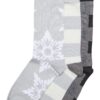 Snowflake Christmas Socks - 3-Pack