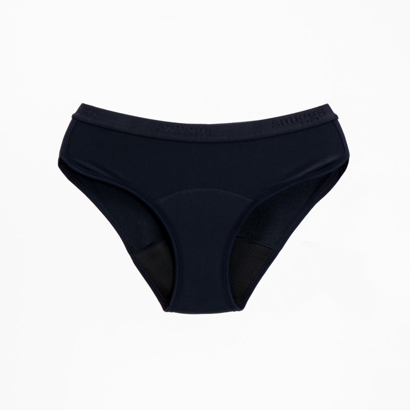 Snuggs Active Classic Heavy Black menstruációs női alsó erős vérzéshez M méret 1 db