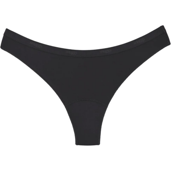 Snuggs Period Underwear Brazilian: Light Flow Black menstruációs női alsó gyenge menstruációhoz méret XS Black 1 db-Ár Snuggs Period Underwear Brazilian: Light Flow Black menstruációs női alsó gyenge menstruációhoz méret XS Black 1 db-Ár