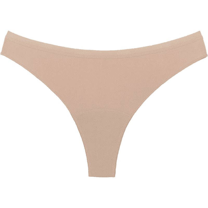 Snuggs Period Underwear Brazilian Light Tencel™ Lyocell Beige menstruációs női alsó gyenge menstruációhoz méret S 1 db-Ár