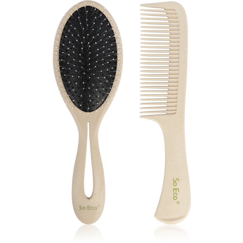 So Eco Biodegradable Detangling Hair Set hajkefeszett hajra-ár