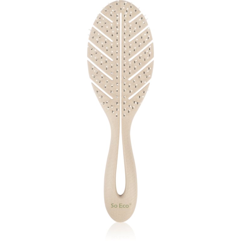 So Eco Biodegradable Detangling Leaf Brush komposztálható kefe nedves hajra 1 db-Ár