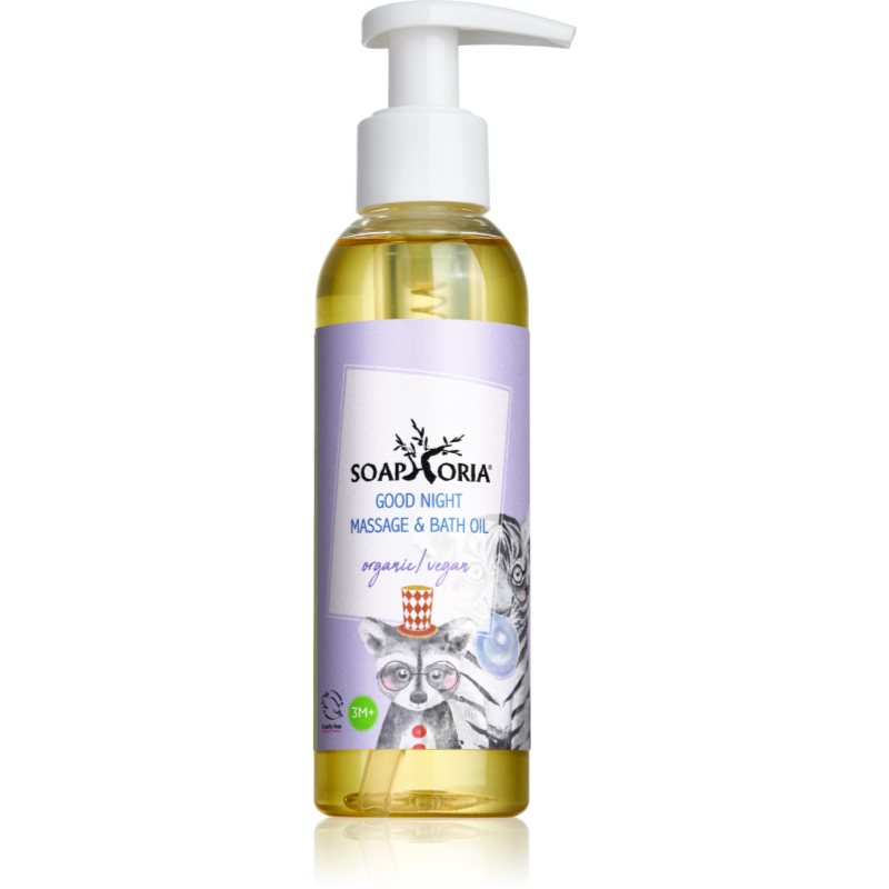 Soaphoria Babyphoria Good Night masszázs - és fürdőolaj a kellemes éjszakáért gyermekeknek 150 ml-Eredeti