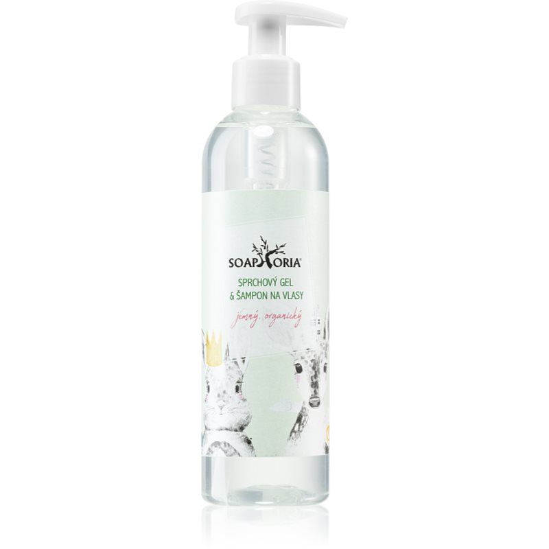 Soaphoria Babyphoria Organic Shower Gel gyengéd tusoló gél és sampon gyermekeknek 250 ml-Eredeti
