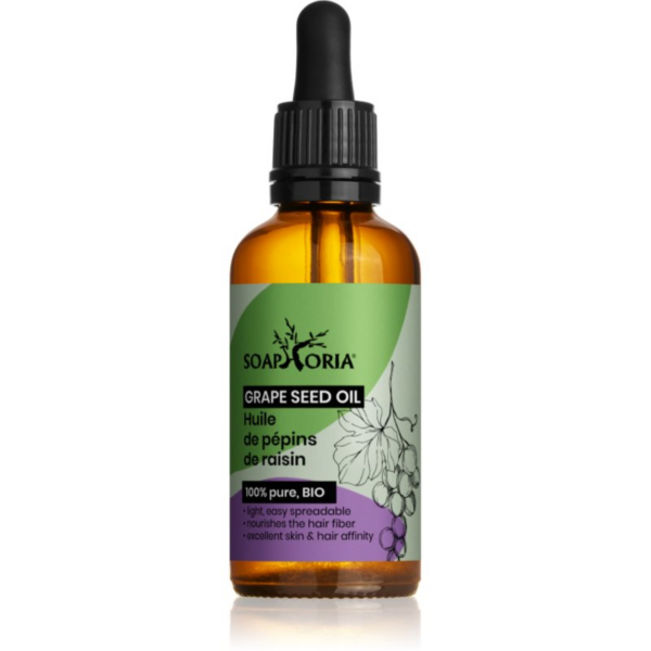Soaphoria Organic Grape Seed Oil szőlőmagolaj a bőr feszességéért 50 ml-Eredeti