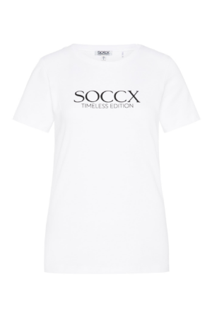Soccx Póló  fekete / fehér-Ár