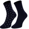 Socks - Tommy Hilfiger Dot 2 Pack Blue