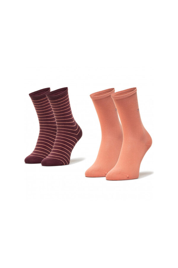 Socks - Tommy Hilfiger Stripes 2 pack pink