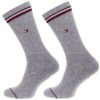 Socks - Tommy Hilfiger TH MEN ICONIC SOCK 2P Grey