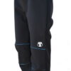 Softshell boys' pants - black-blue