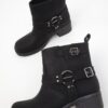 Soho Black Matte Women's Boots & Bootie 19678
