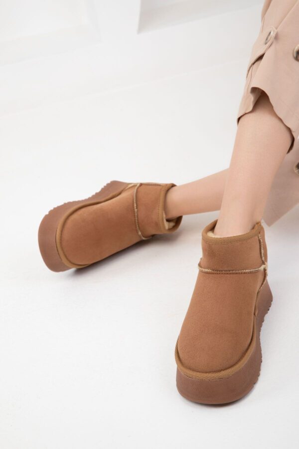 Soho Tan Women's Suede Boots & Booties 18351