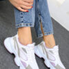 Soho White-Lilac Women's Sneakers 17226