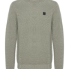 !Solid Pulóver 'Valencia'  khaki / fekete-Hungary