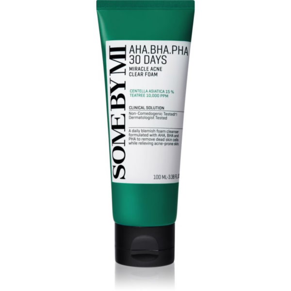 Some By Mi AHA∙BHA∙PHA 30 Days Miracle mélyisztító hab problémás és pattanásos bőrre 100 ml-Ár