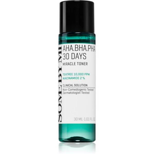 Some By Mi AHA∙BHA∙PHA 30 Days Miracle nyugtató és hidratáló tonik 30 ml-Ár
