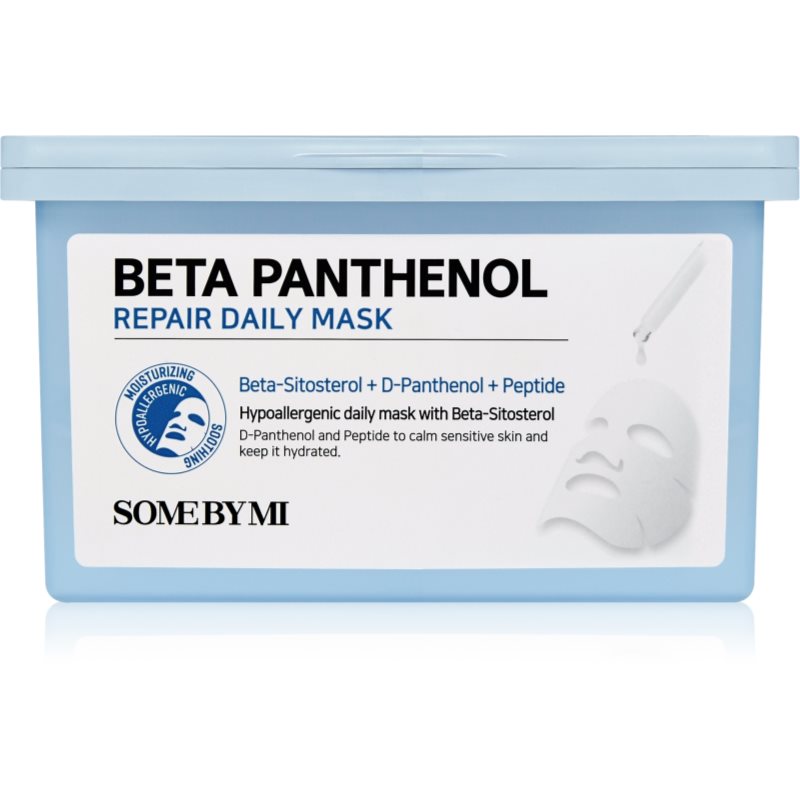 Some By Mi Beta Panthenol Repair nyugtató hatású gézmaszk nagy csomagolás 30 db