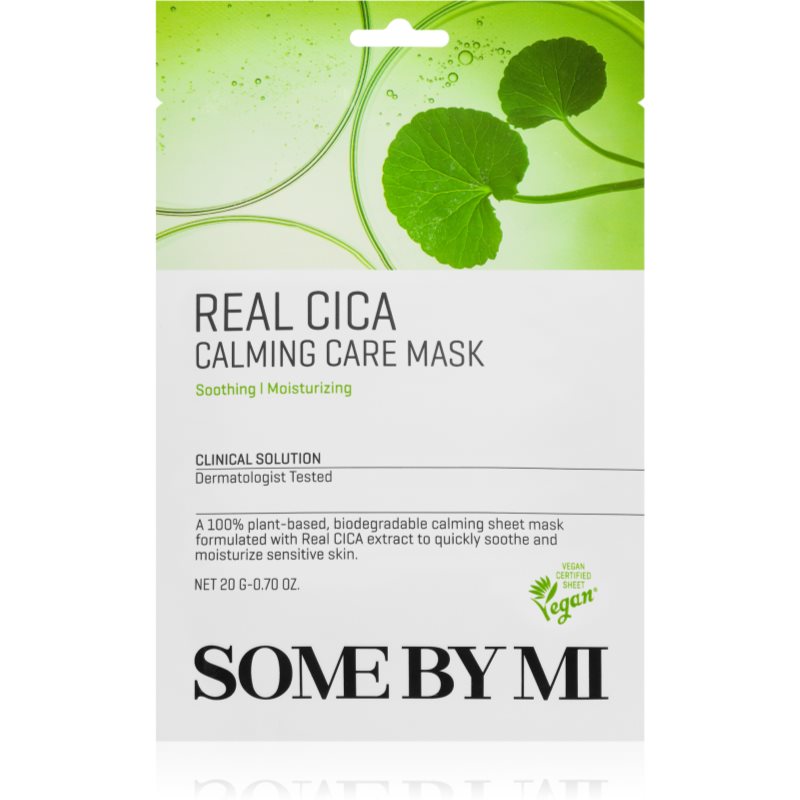 Some By Mi Clinical Solution Cica Calming Care Mask nyugtató hatású gézmaszk az érzékeny arcbőrre 20 g-Ár