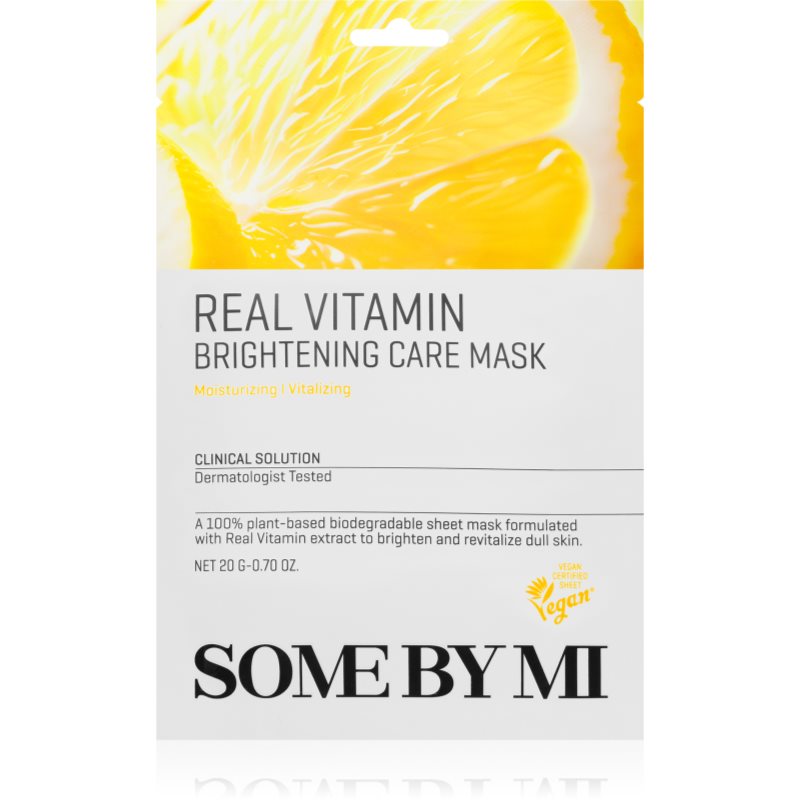 Some By Mi Clinical Solution Vitamin Brightening Care Mask fehérítő gézmaszk antioxidáns hatású 20 g-Ár