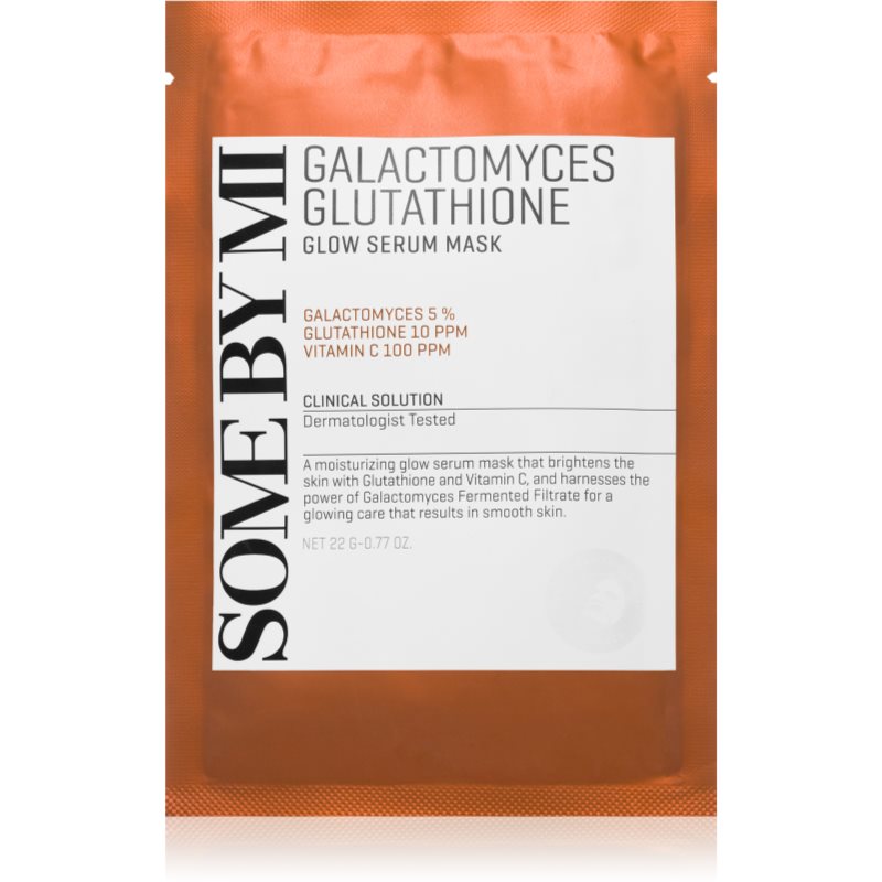 Some By Mi Galactomyces Glutathione Glow Serum Mask fehérítő gézmaszk az érzékeny száraz bőrre 22 g-Ár