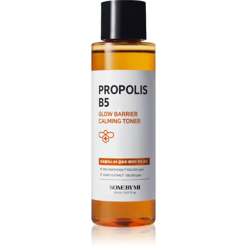 Some By Mi Propolis B5 Glow Barrier nyugtató tonikum az arcbőr regenerálására és megújítására 150 ml-Ár