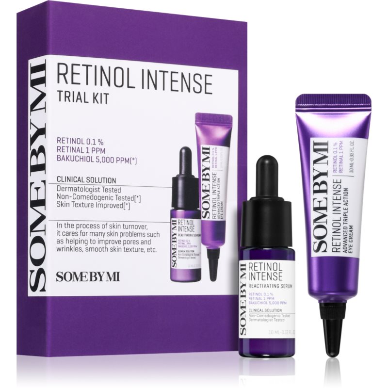 Some By Mi Retinol Intense Trial Kit utazási készlet az élénk és kisimított arcbőrért-Ár