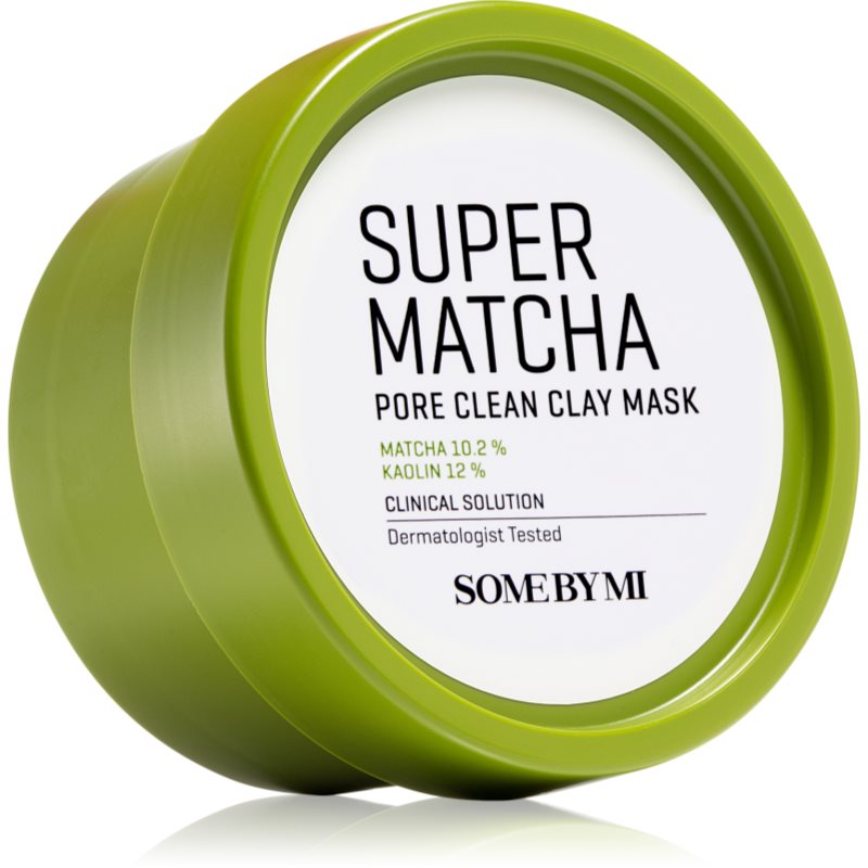 Some By Mi Super Matcha Pore Clean tisztító agyagos arcmaszk a pórusok összehúzására 100 g-Ár